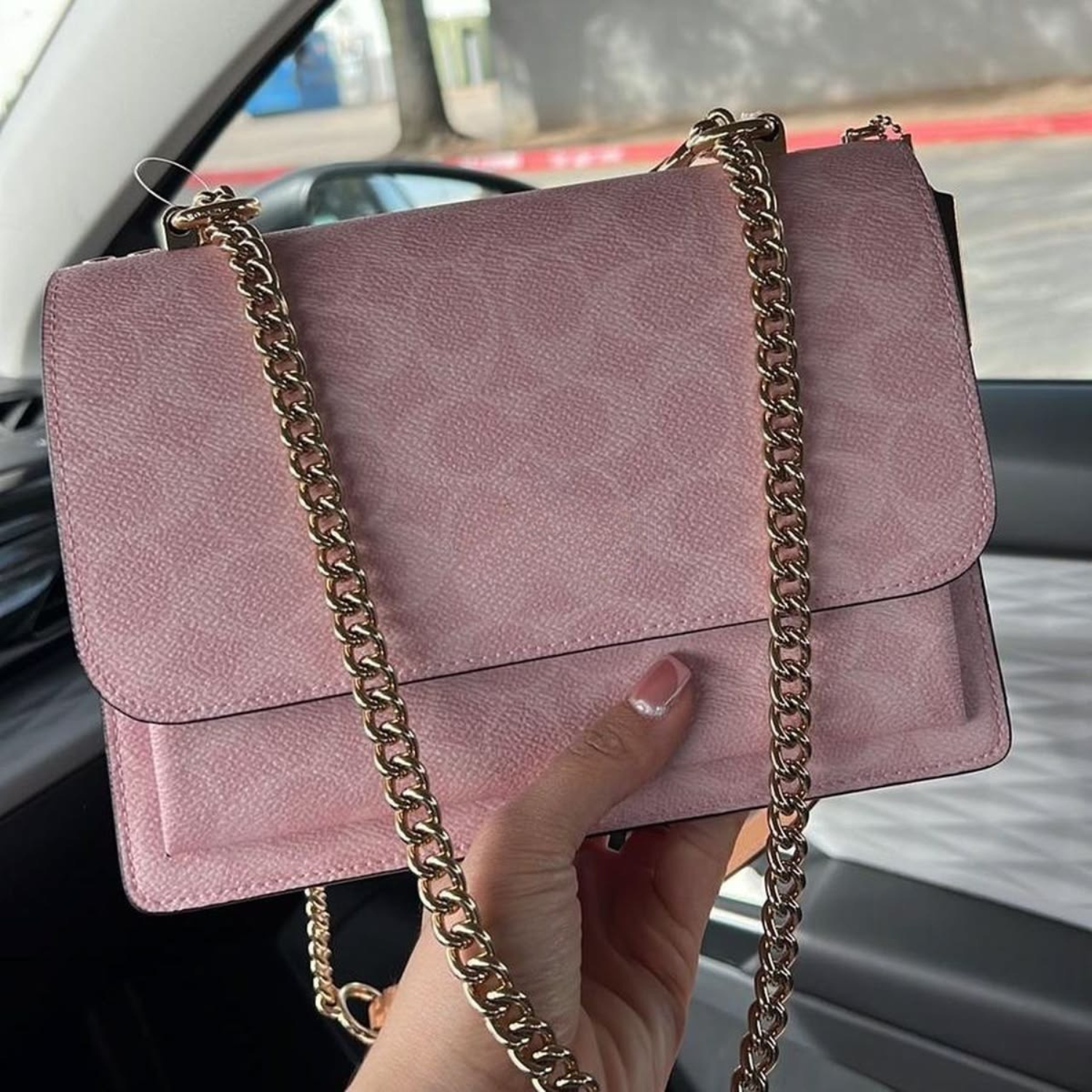 Blush Luxe Chain Crossbody 💕✨